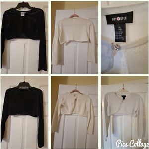 Bundle of Big Girls cropped sweaters